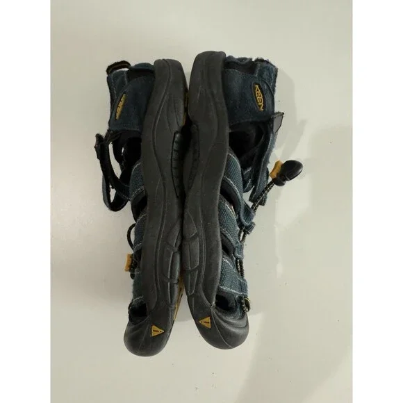 Keen Navy Blue Sandals Sport Hiking Waterproof Shoes Youth Size 4 - Picture 5 of 13